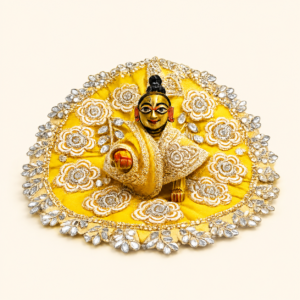 Premium Yellow Floral Laddu Gopal Poshak