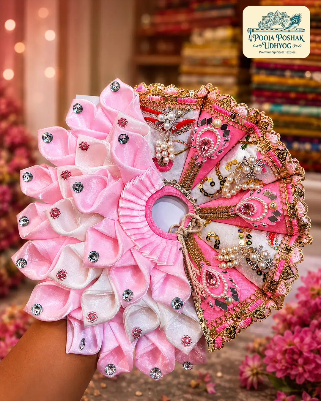 Premium Yellow Floral Laddu Gopal Poshak - Image 4